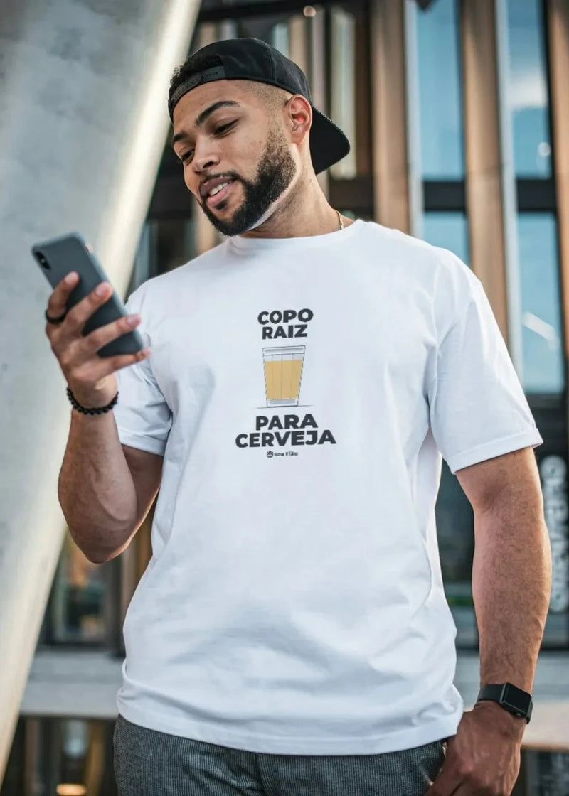 Camiseta Masculina Copo Raiz