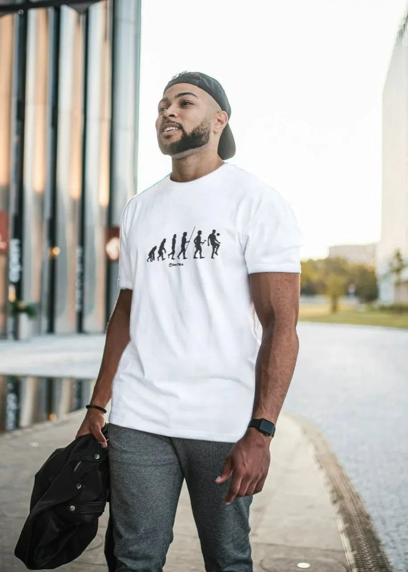 Camiseta Masculina Evolução do Futeboleiro