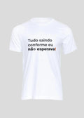 Camiseta Masculina Eu não esperava