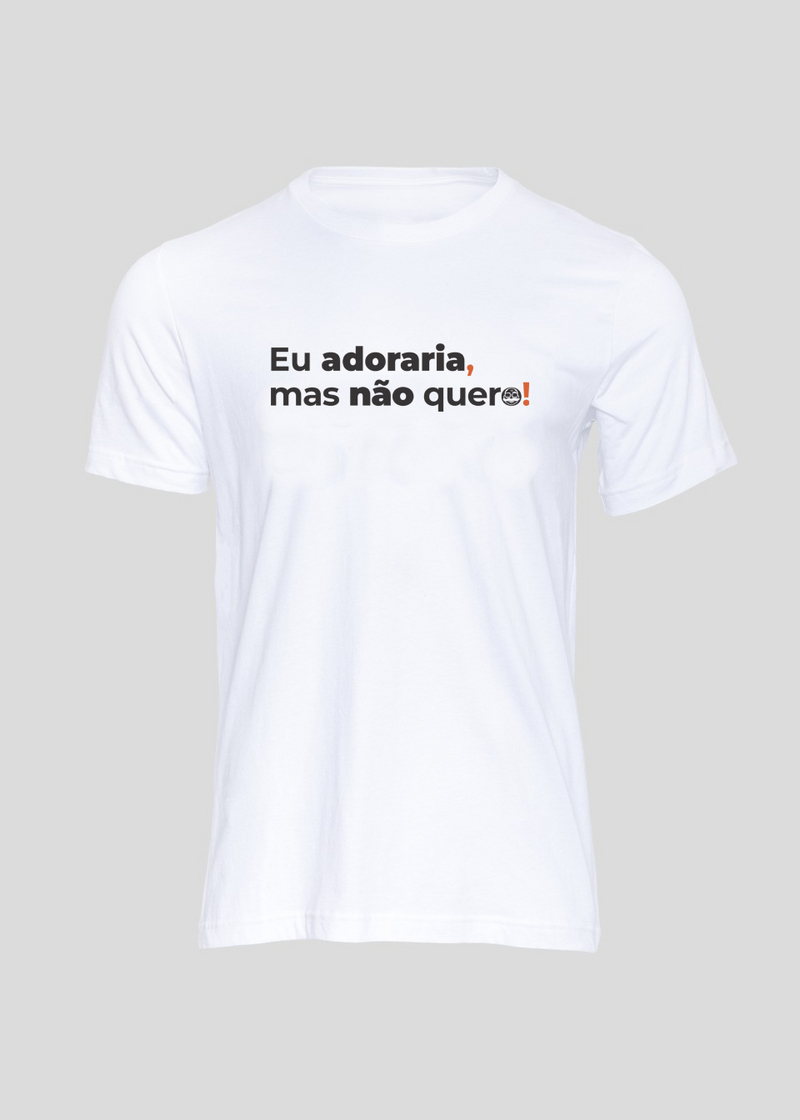 Camiseta Masculina Eu adoraria