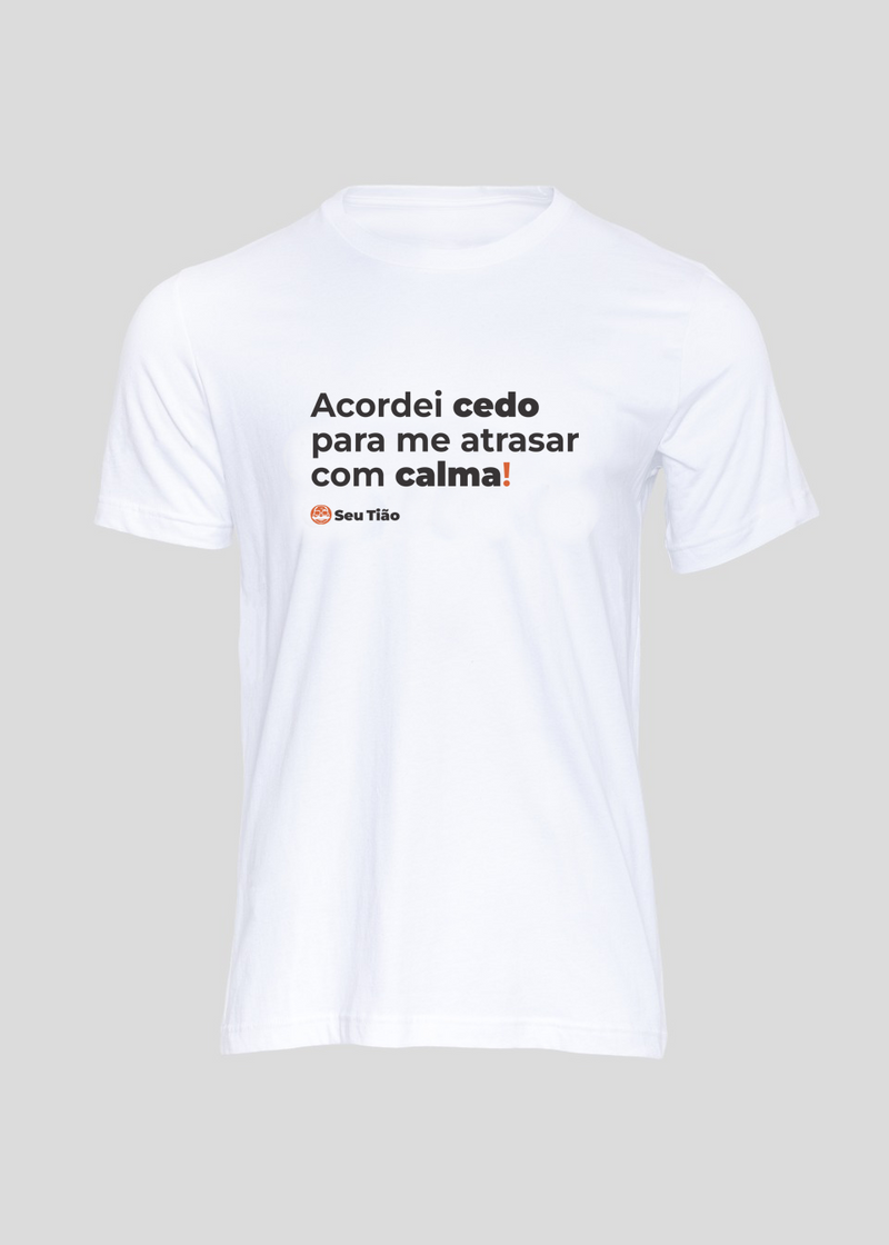 Camiseta Masculina Acordei Cedo