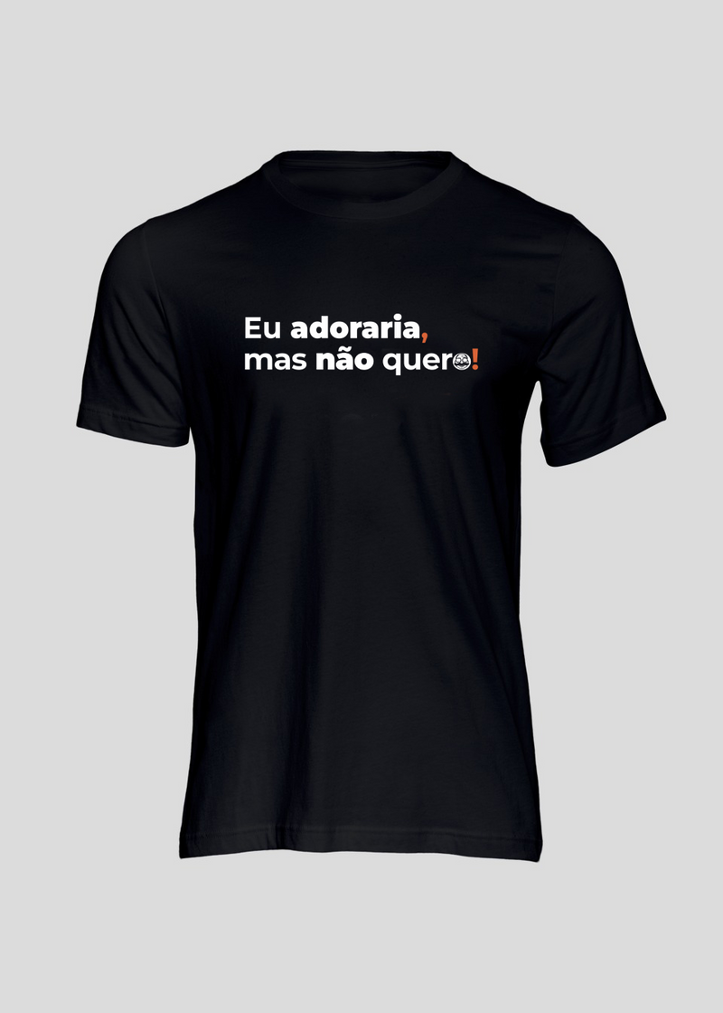 Camiseta Masculina Eu adoraria