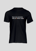 Camiseta Masculina Esse ano prometo