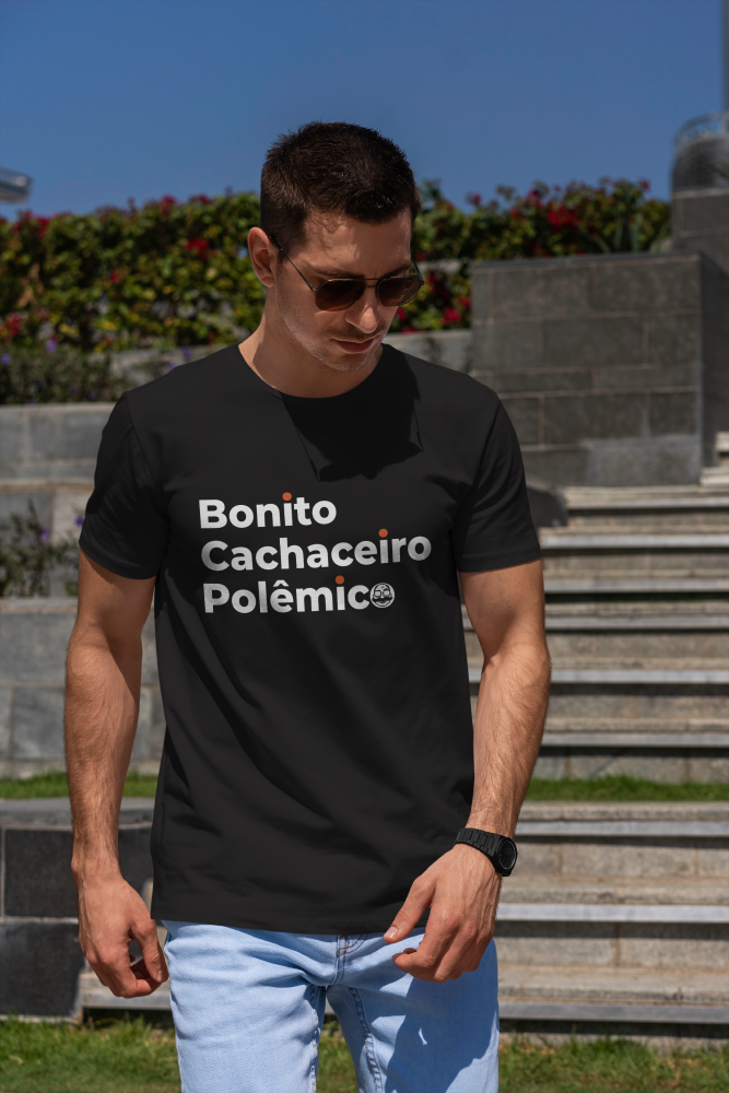 Camiseta Masculina Bonito e polêmico