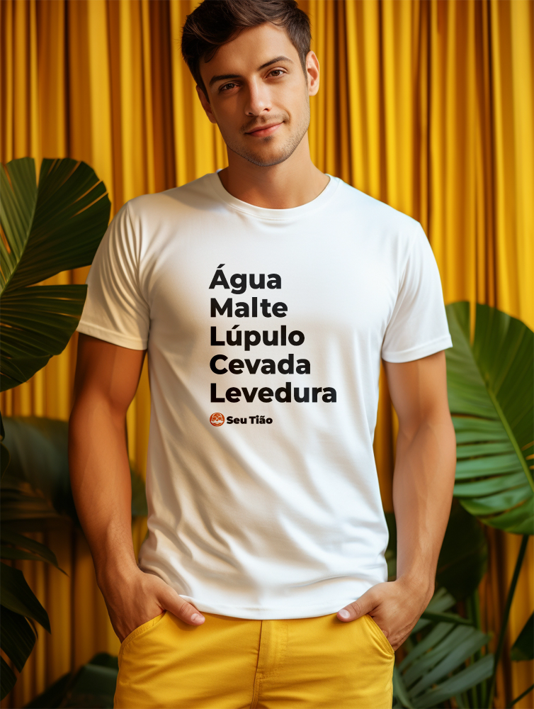 Camiseta Masculina Água e Malte