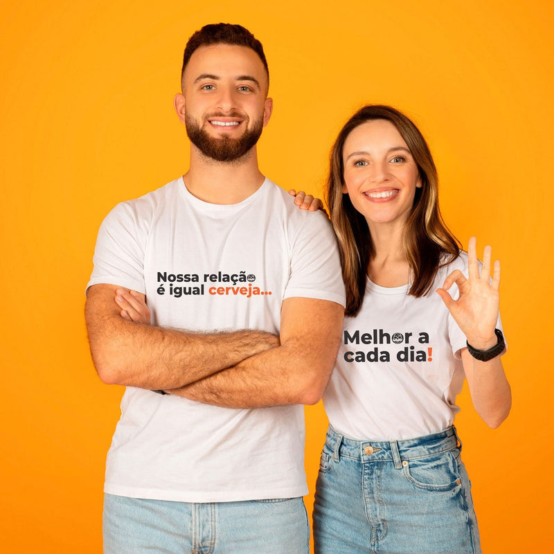 Camiseta Casal Nossa Relação / Melhor